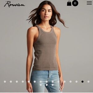 ROWAN PRUITT RACERBACK TANK L